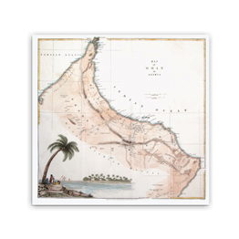 MAP OF OMAN