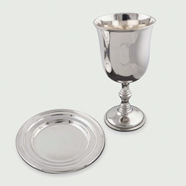 COMMUNION CHALICE AND PLATE